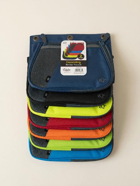 PENCIL POUCH iSCHOLAR ASSORTED 6 COLORS; $12.49