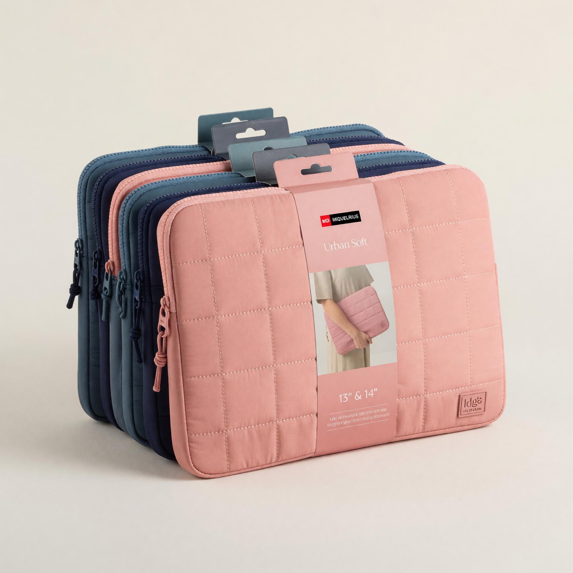 Product image 1 of 2 for LAPTOP SLEEVE APLI 13-14" QUILTED ASST