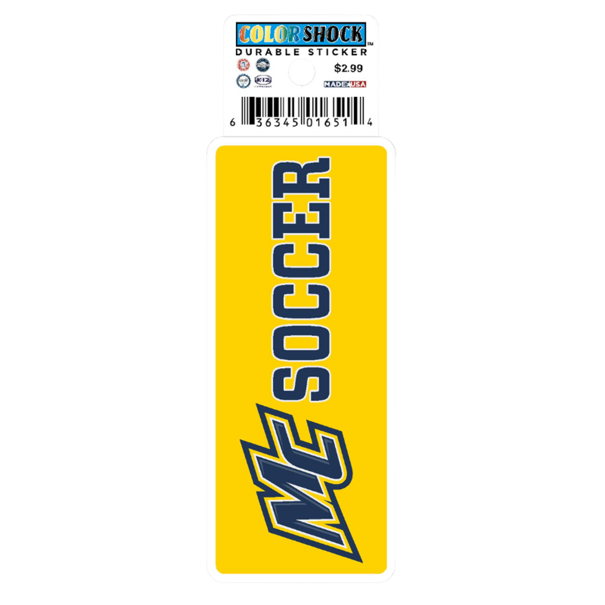 image of: MC Soccer Textured Stickers