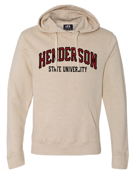 * FINAL SALE * Henderson State University Triblend Pullover Fleece Hood; $64.99