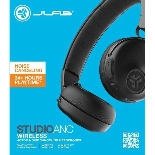 Product image 1 of 1 for JLAB STUDIO2 Wireless On Ear Headphones Black