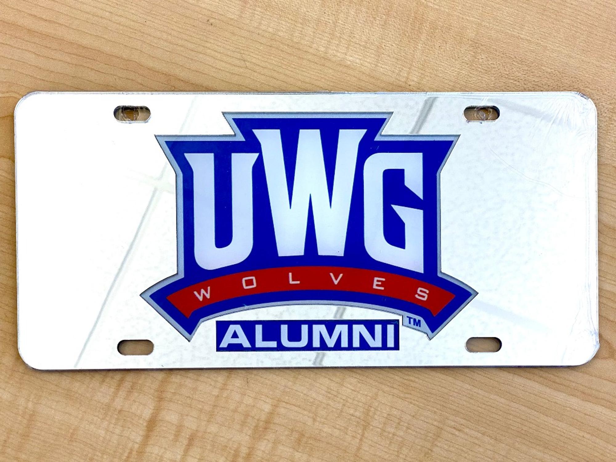 image of: UWG ATHLETICS LOGO ALUMNI LICENSE PLATE