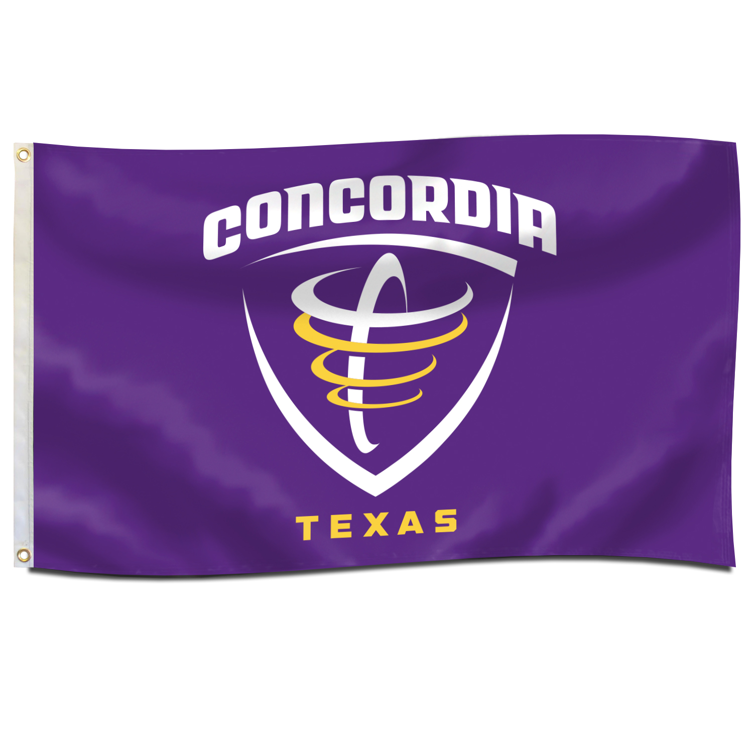 image of: 3'x5' Flag - Concordia Tornado Logo