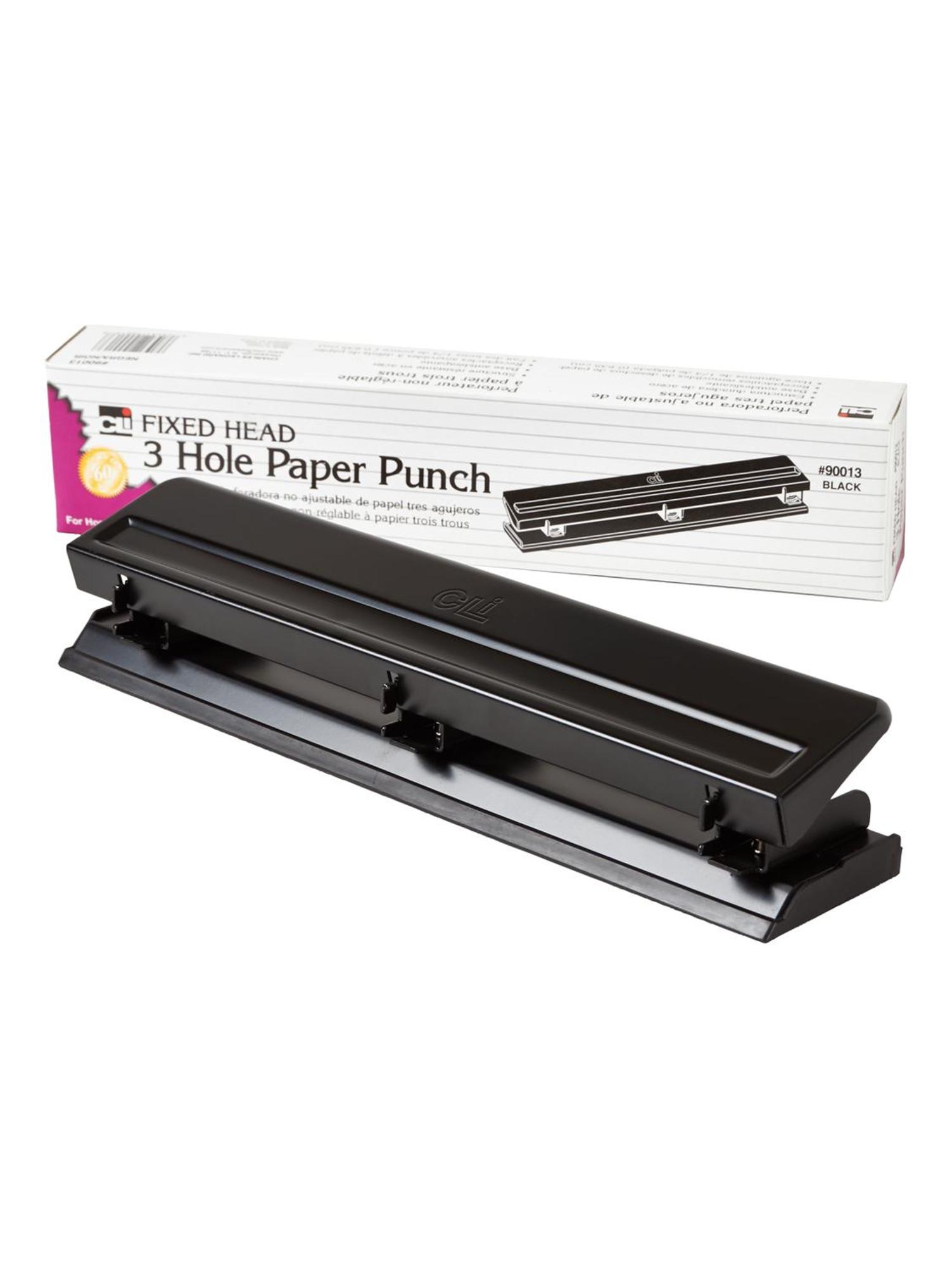 Product image 1 of 1 for Charles Leonard 3 Hole Punch, Black