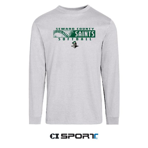 CI SPORT SEWARD SAINTS PIRO SOFTBALL LONG SLEEVE TEE; $30.99