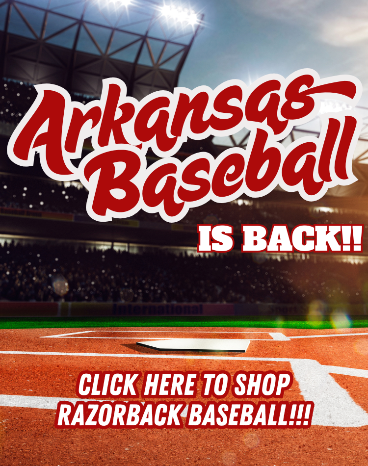Click to shop Razorback Baseball merchandise!