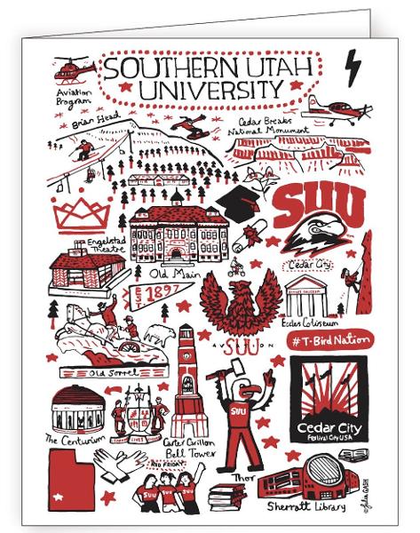 JULIA GASH SUU NOTE CARDS WITH ENVELOPES 10 PACK; $14.99