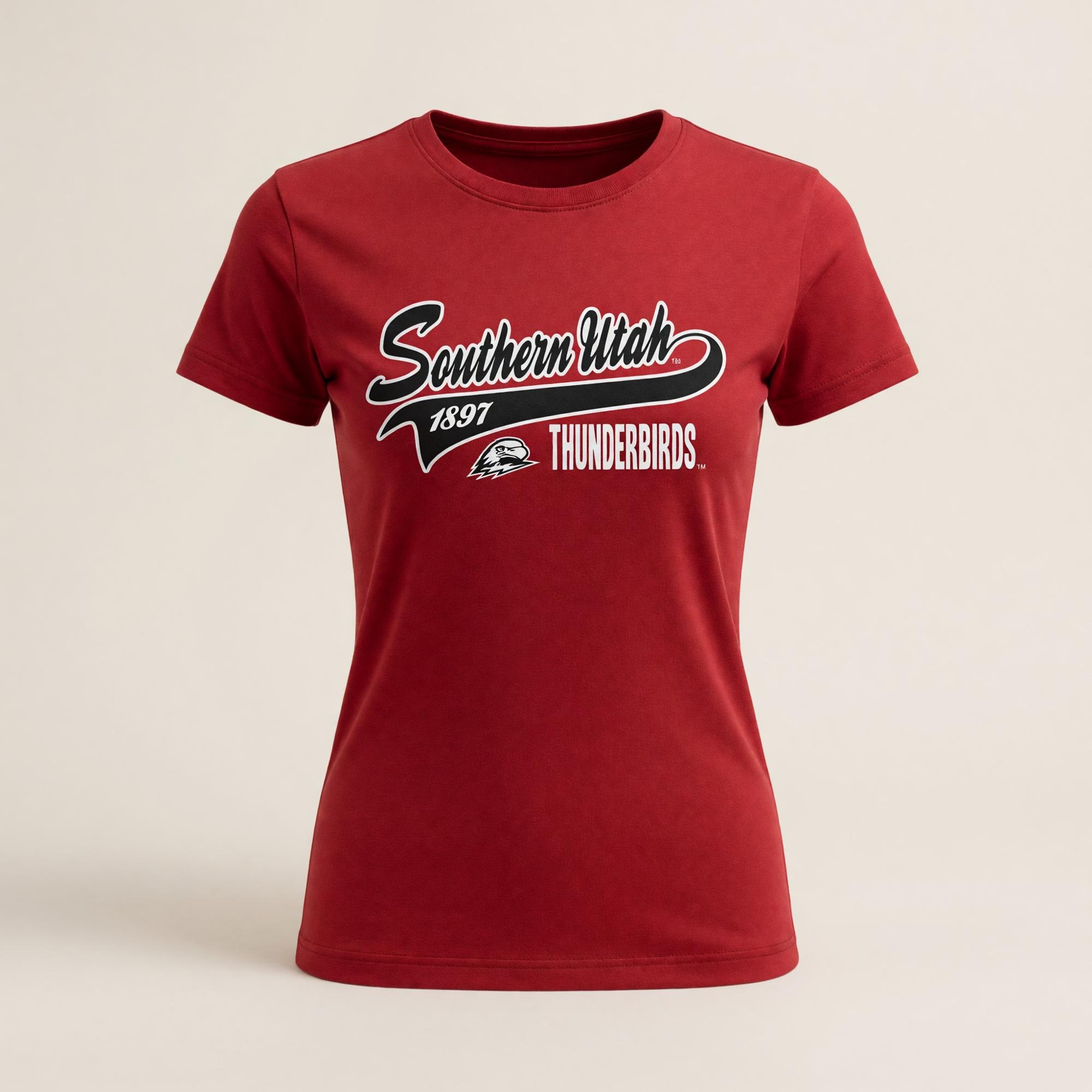 Product image 1 of 1 for CI SPORT WOMENS TEE RED SOU 1897 TEDDY