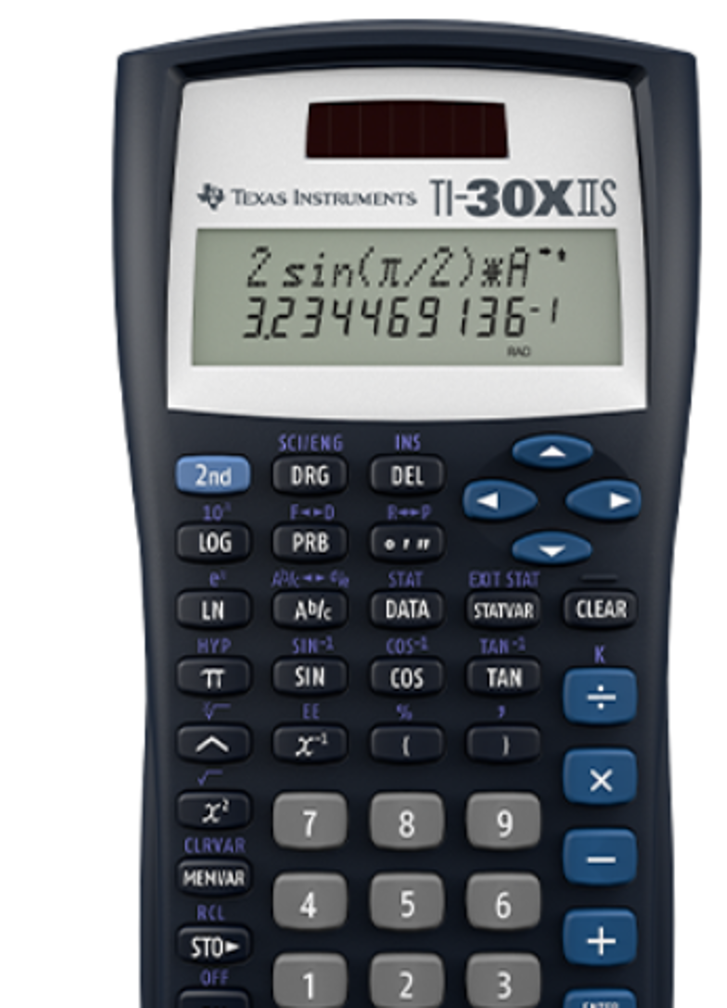 Product image 1 of 1 for CALCULATOR - TI 30X IIS SCIENTIFIC BLACK
