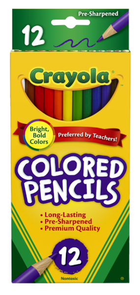 Crayola Colored Pencils, 12 Pack; $4.99