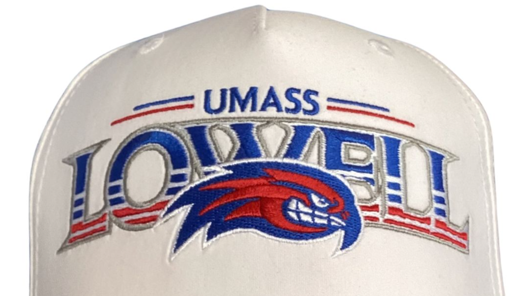 Product image 3 of 6 for White UMass LOWELL Striper Snapback