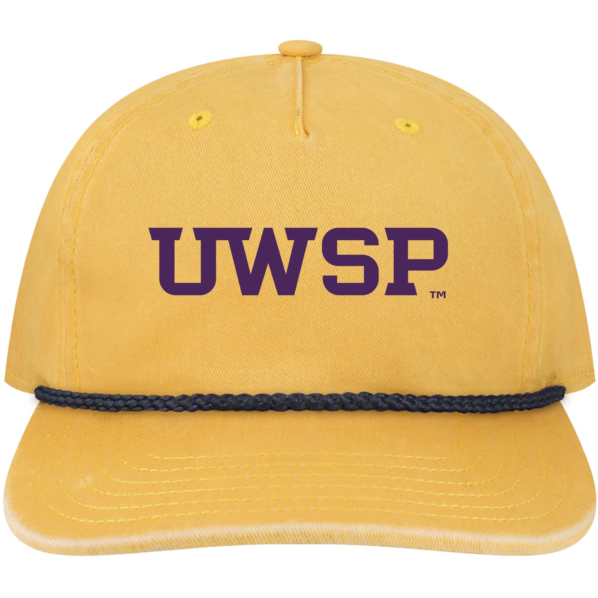 Product image 1 of 1 for UWSP Skully Snapback Cap, Sunshine