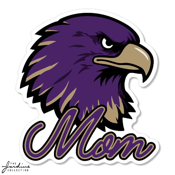 AU 3.5" VINYL DECAL MOM; $3.99