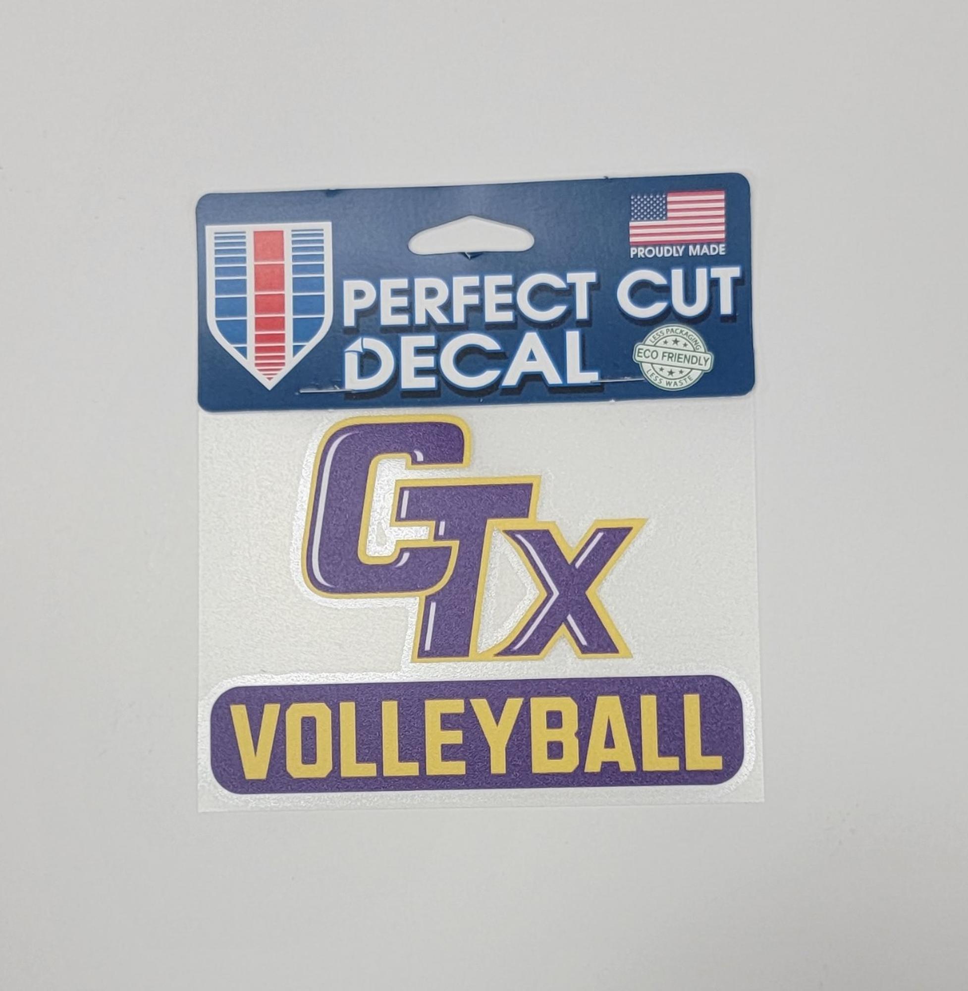 image of: Decal CTX Volleyball