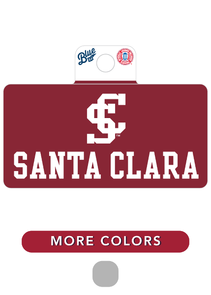 Santa Clara Broncos Blue 84 SC Rectangle Sticker; $6.98