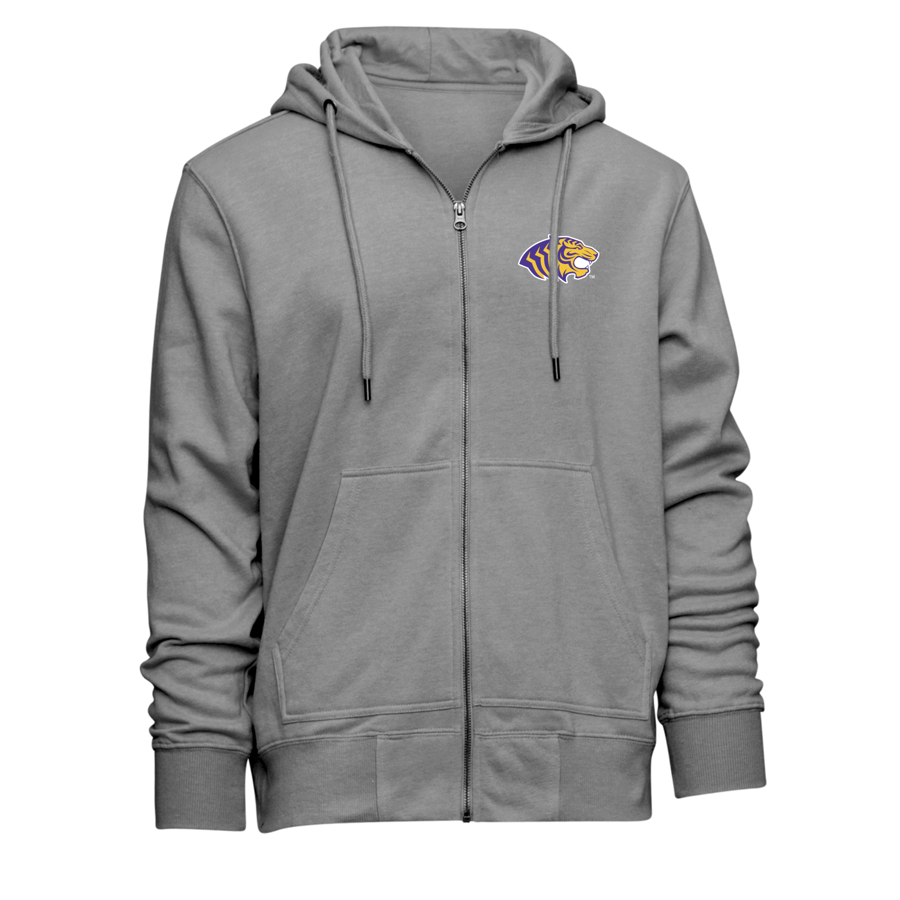 image of: PRIMETIME FULL ZIP JACKET WITH TIGER LOGO