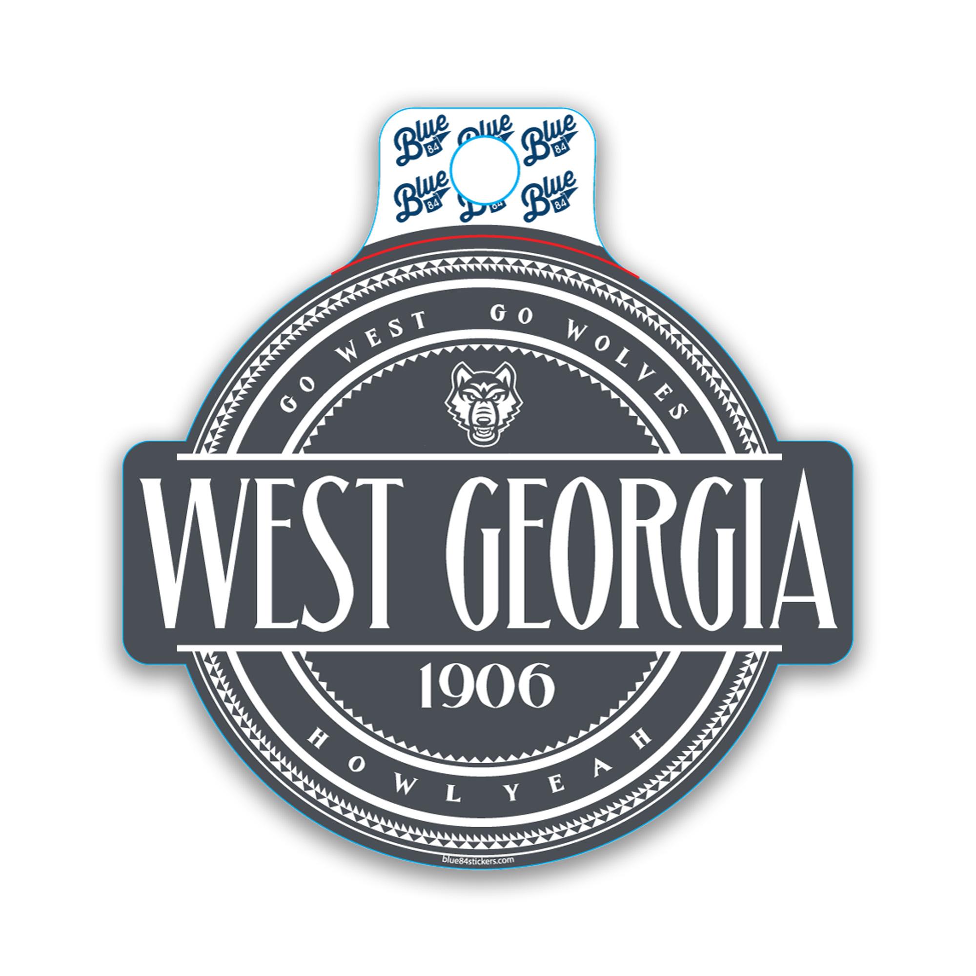 image of: GO WEST GO WOLVES SURPLUS STICKER