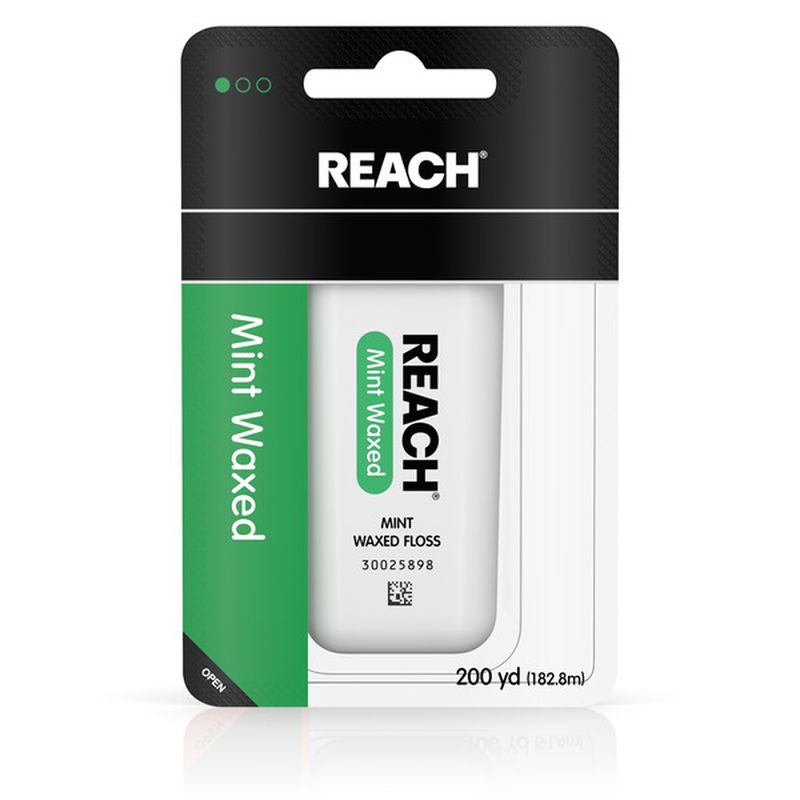image of: J&J Reach Mint Waxed Floss