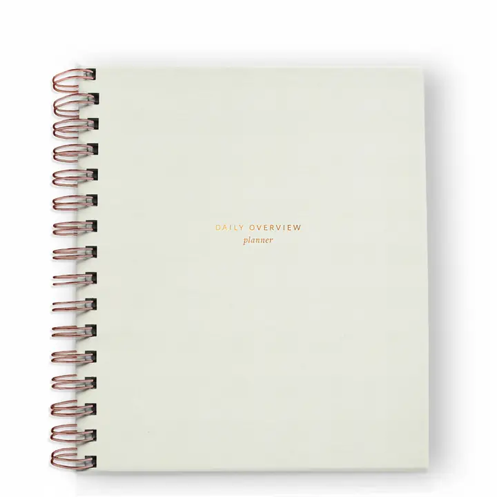 image of: Daily Overview Planner, Chalk White