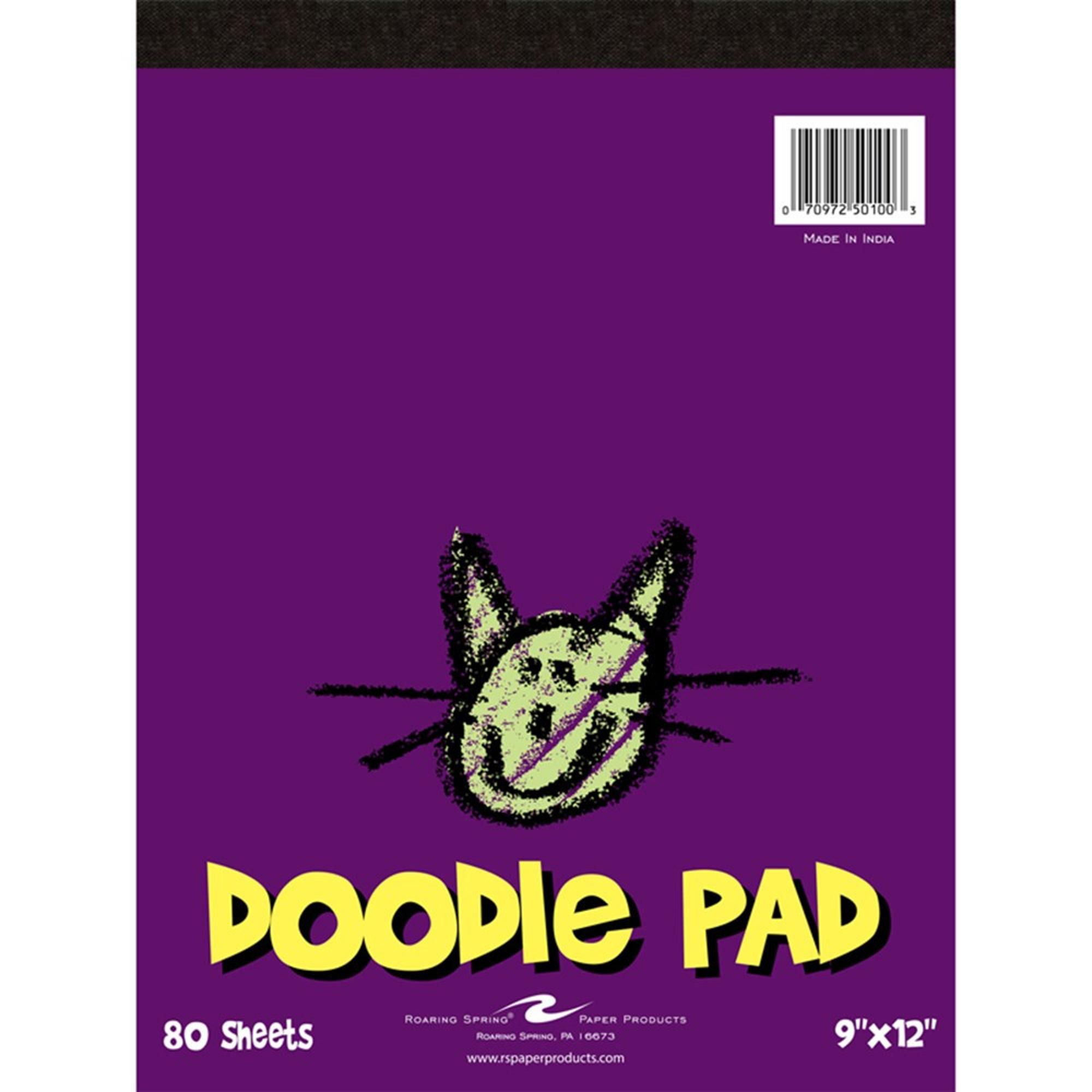 Product image 1 of 1 for Doodle Pad 9X12" Unruled 80 Sheets