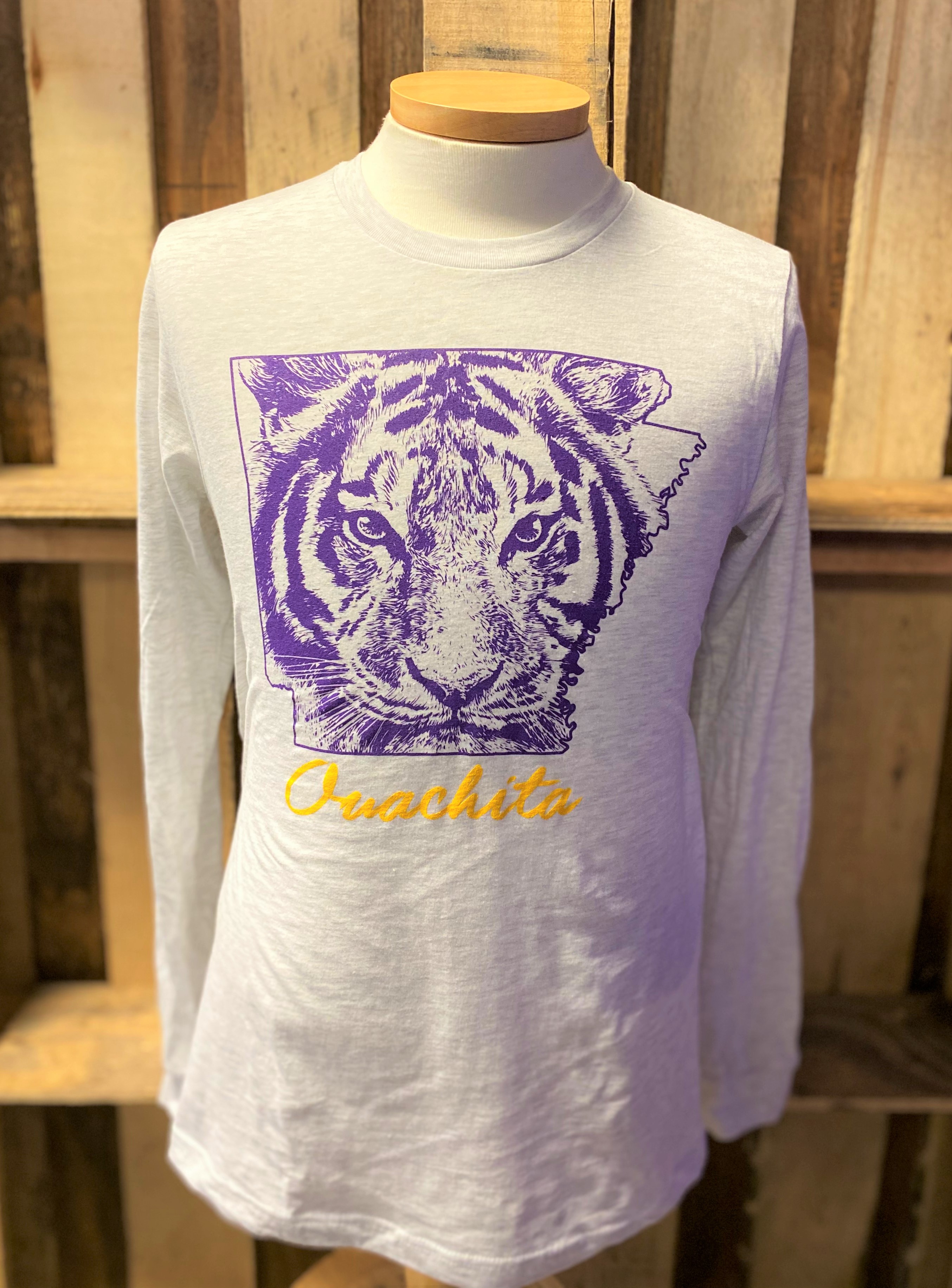 image of: Ouachita Tiger State Long Sleeve Tee