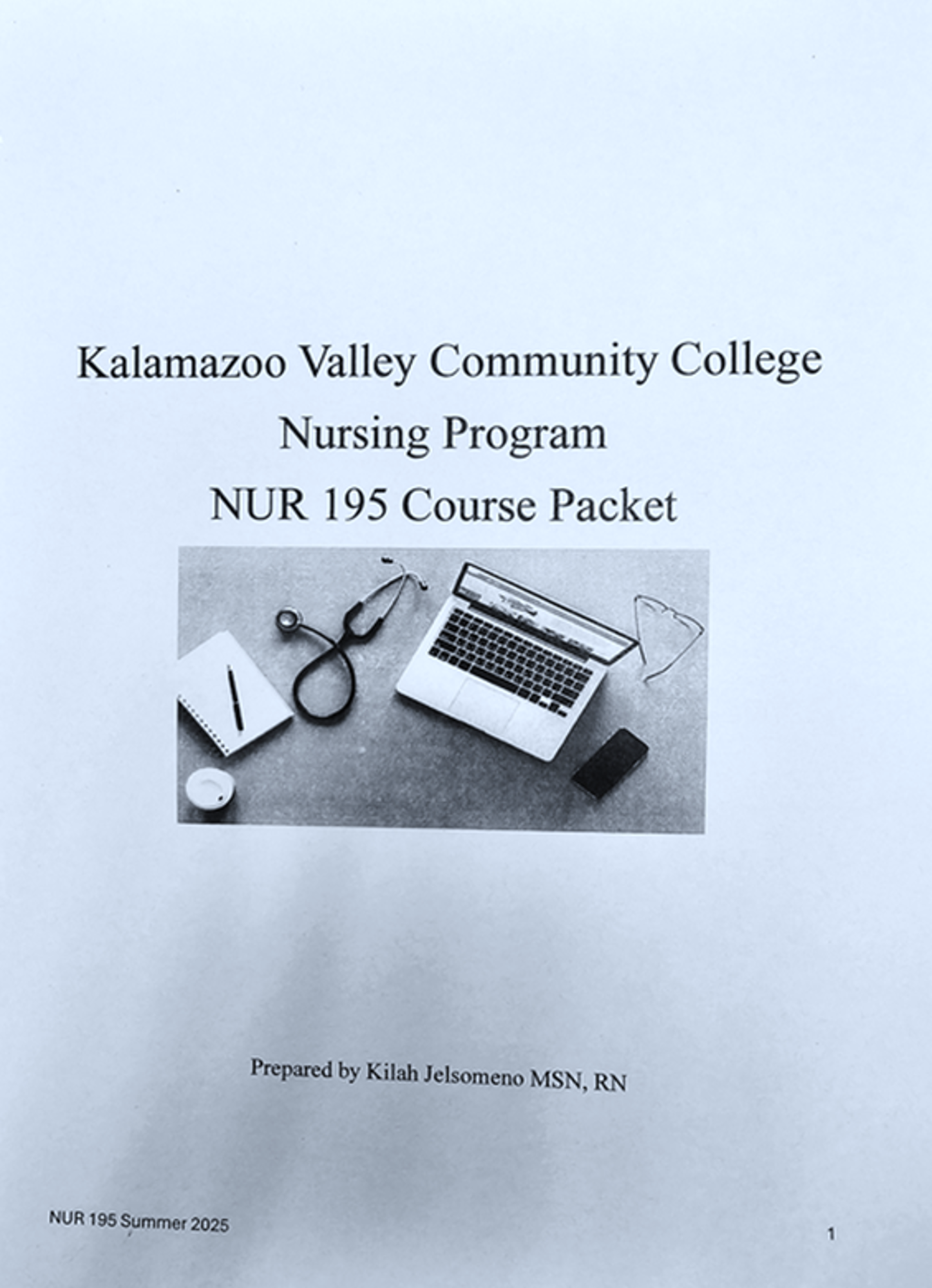 Cover image for NURS 195 Coursepack - New for Summer 25