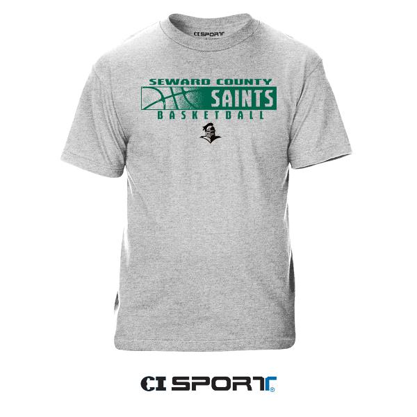 CI SPORT SEWARD SAINTS PIRO BASKETBALL SHORT SLEEVE TEE; $20.99