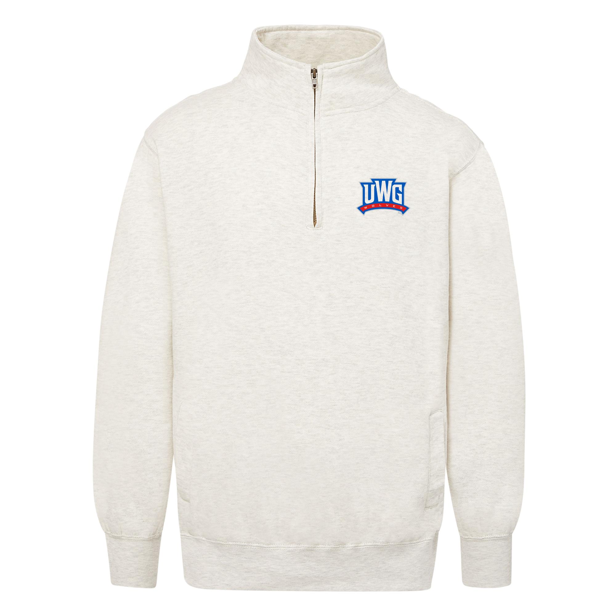 image of: ATHLETICS LOGO 1/4 ZIP