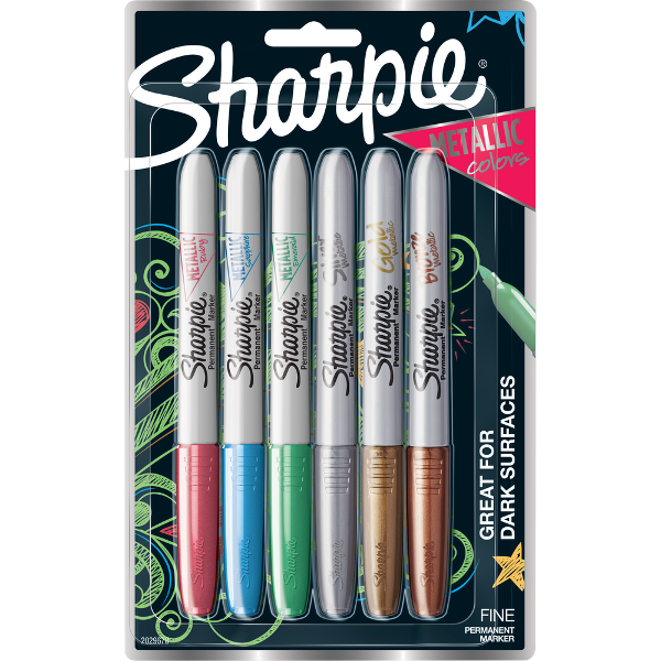 Sharpie Permanent Markers Assorted Metallic; $19.99