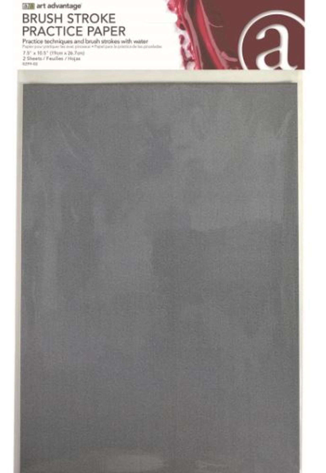 image of: Brush Stroke Practice Paper 2pk