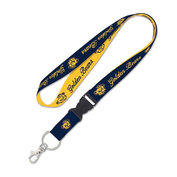 Detachable Lanyard Golden Bears / Oski Logo; $8.99