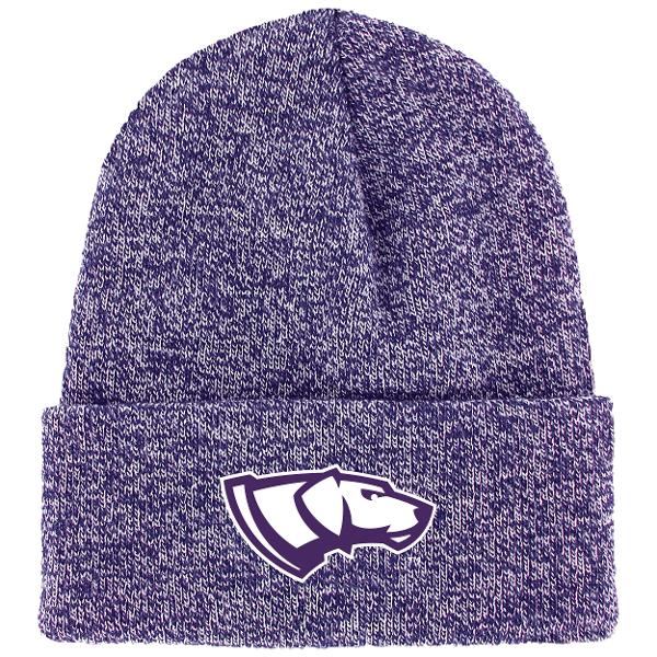 UWSP Cuff Beanie, Purple Marled; $27.98
