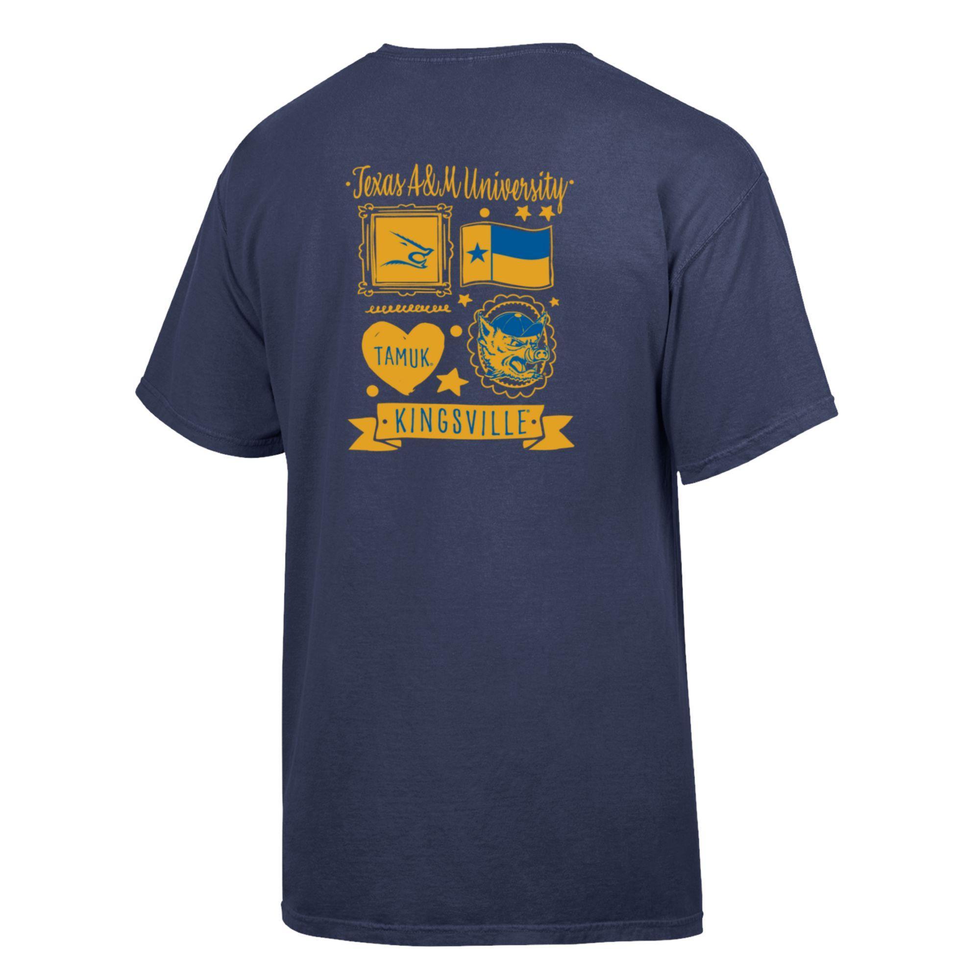 Product image 1 of 1 for Comfort Wash Short Sleeve Tee - Hanes Navy LG #2