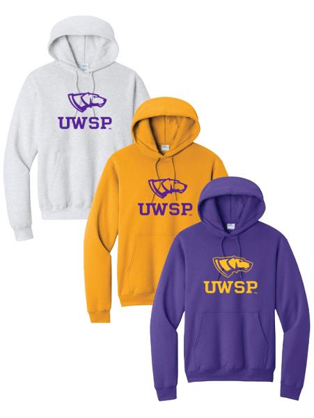 UWSP Core Fleece Hooded Sweatshirt; $34.98