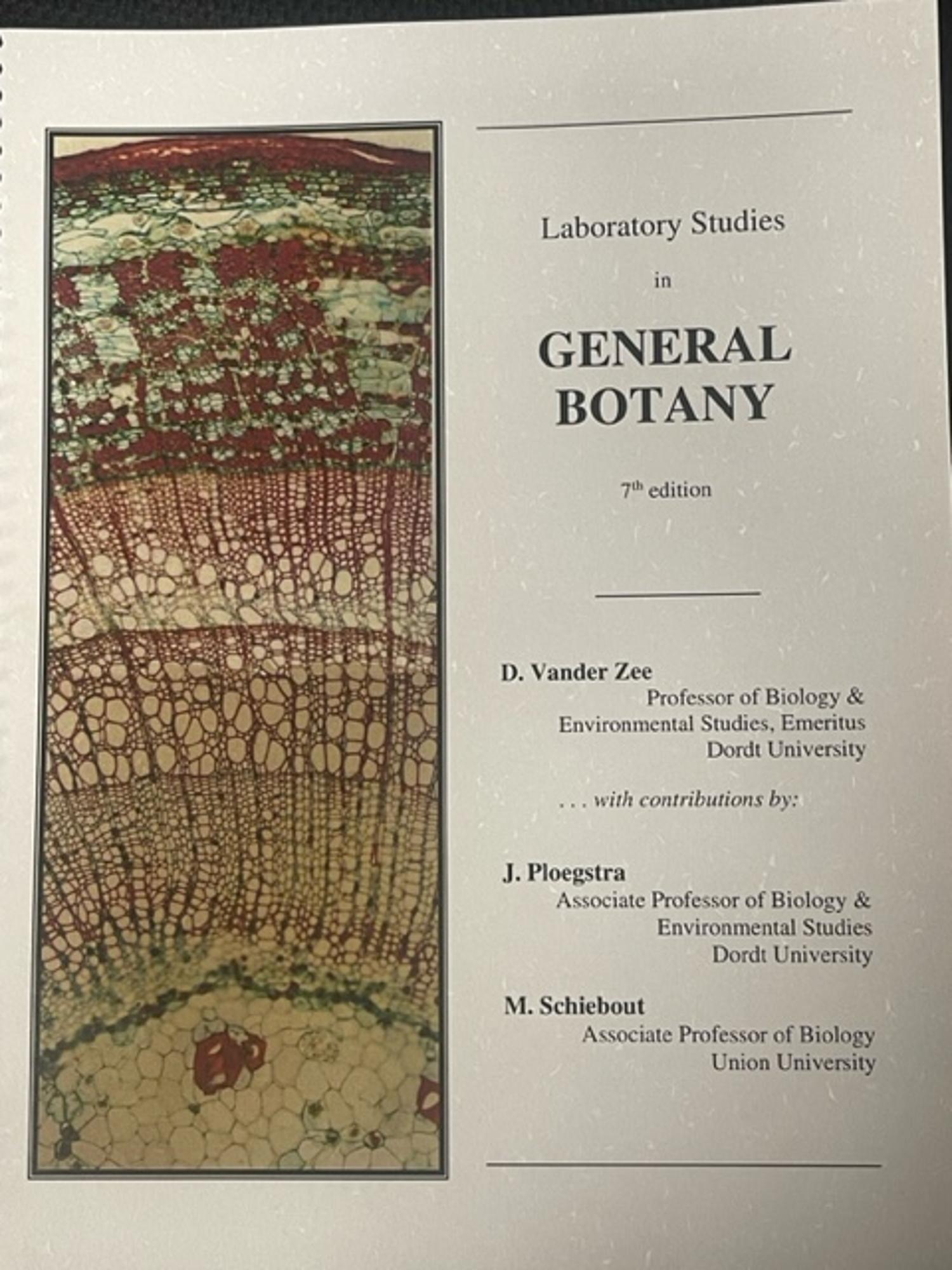 Cover image for Laboratory Studies in General Botany 
