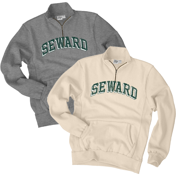 BLUE 84 DOUBLE SPACE SEWARD CADET FLEECE QUARTER ZIP; $44.99