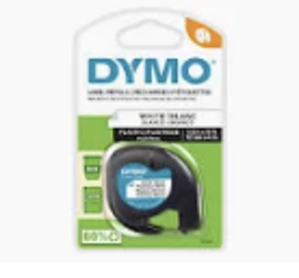 Dymo Letra-Tag Label maker Tape 1/2"; $10.99