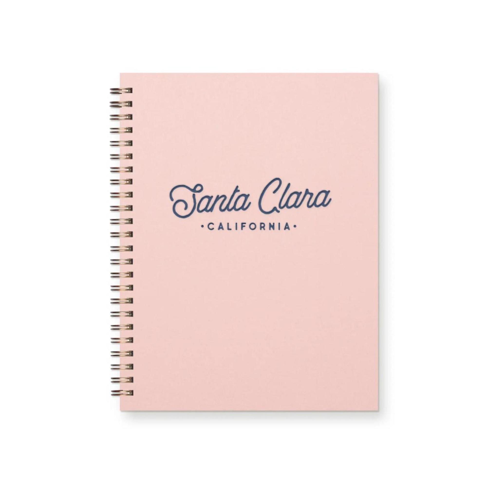 Product image 1 of 1 for Santa Clara California Script Journal Lined Notebook, Sunset Pink