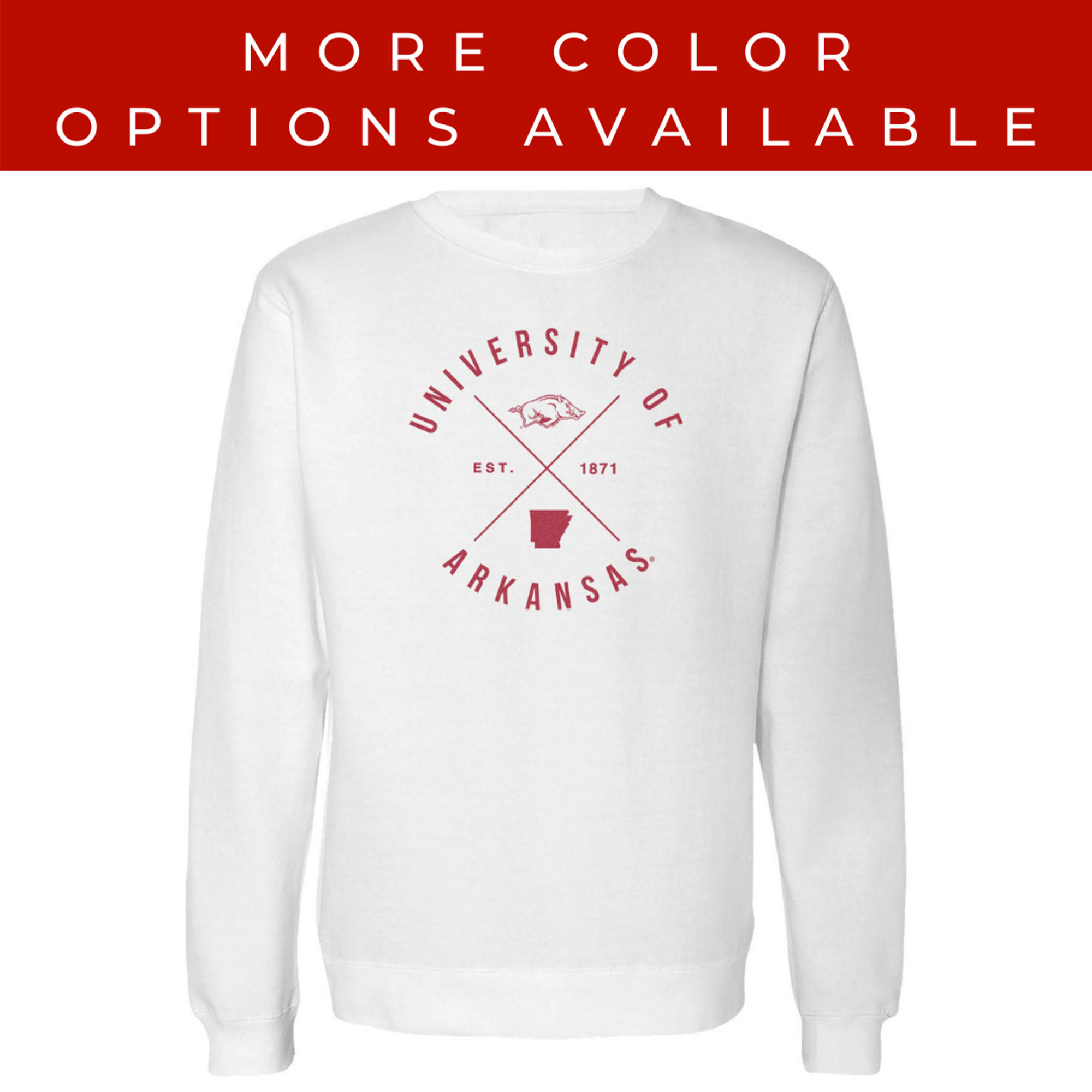 image of: Arkansas Women's Arch Standard Crew