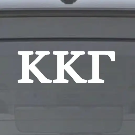 Product image 4 of 4 for Sorority Greek Letter Decal Sticker