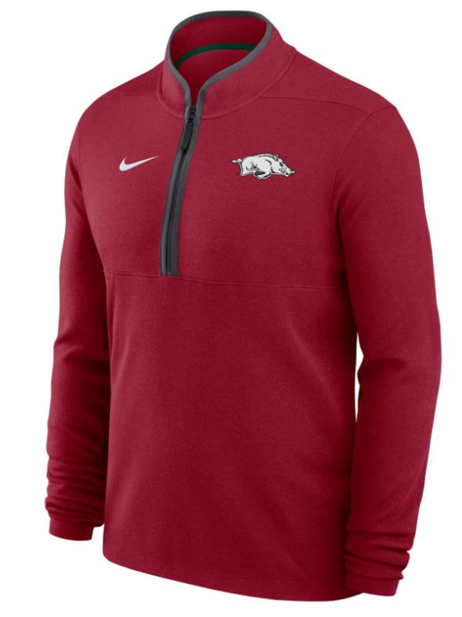 Arkansas Razorbacks Nike Dri-Fit Victory Quarter Zip; $85.00