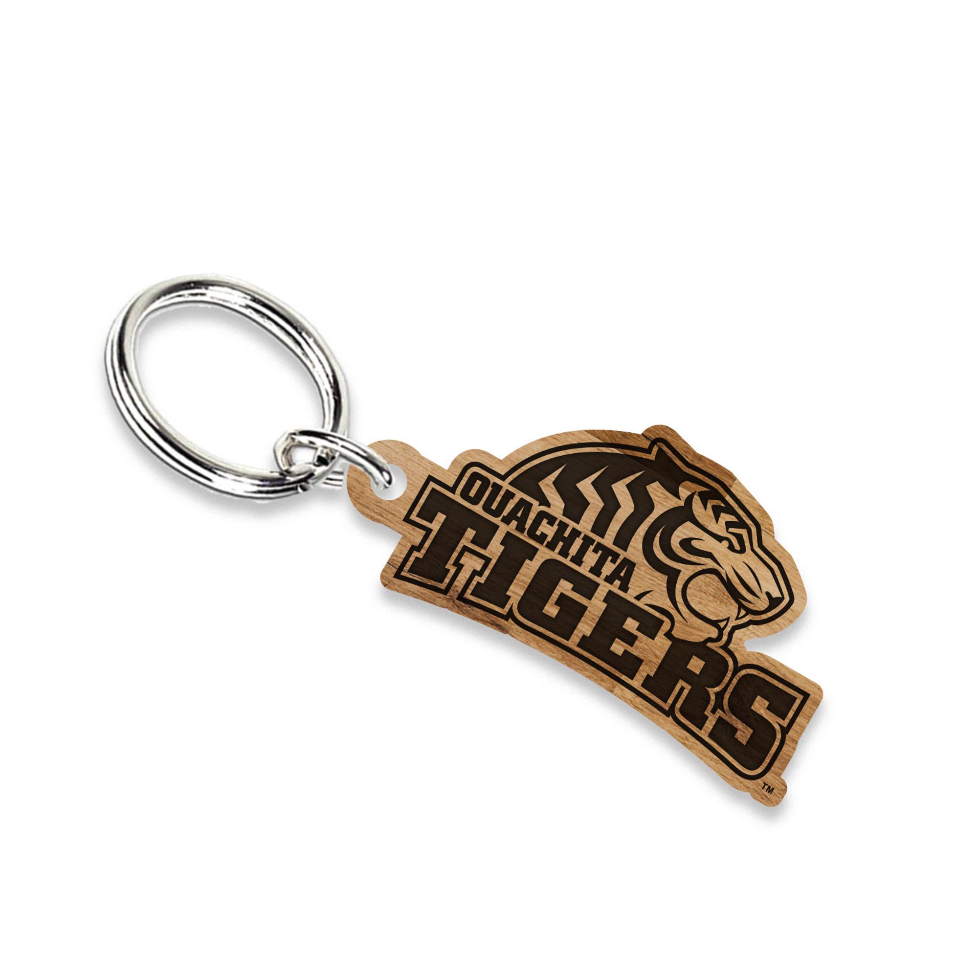 image of: Ouachita Tigers Key Chain