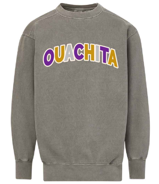 * FINAL SALE * Ouachita Chenille Coastal Crew Sweatshirt; $49.99