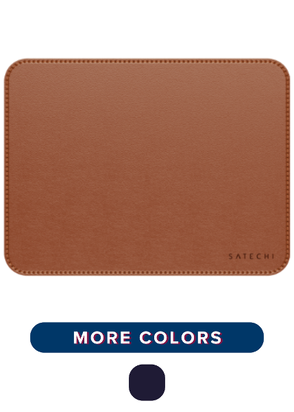 Satechi 7.5in x 10in Vegan-Leather Premium Mouse Pad; $19.98