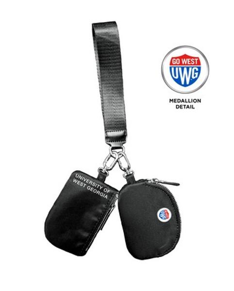 OVERSIZED KEY STRAP WITH COIN PURSE; $34.99