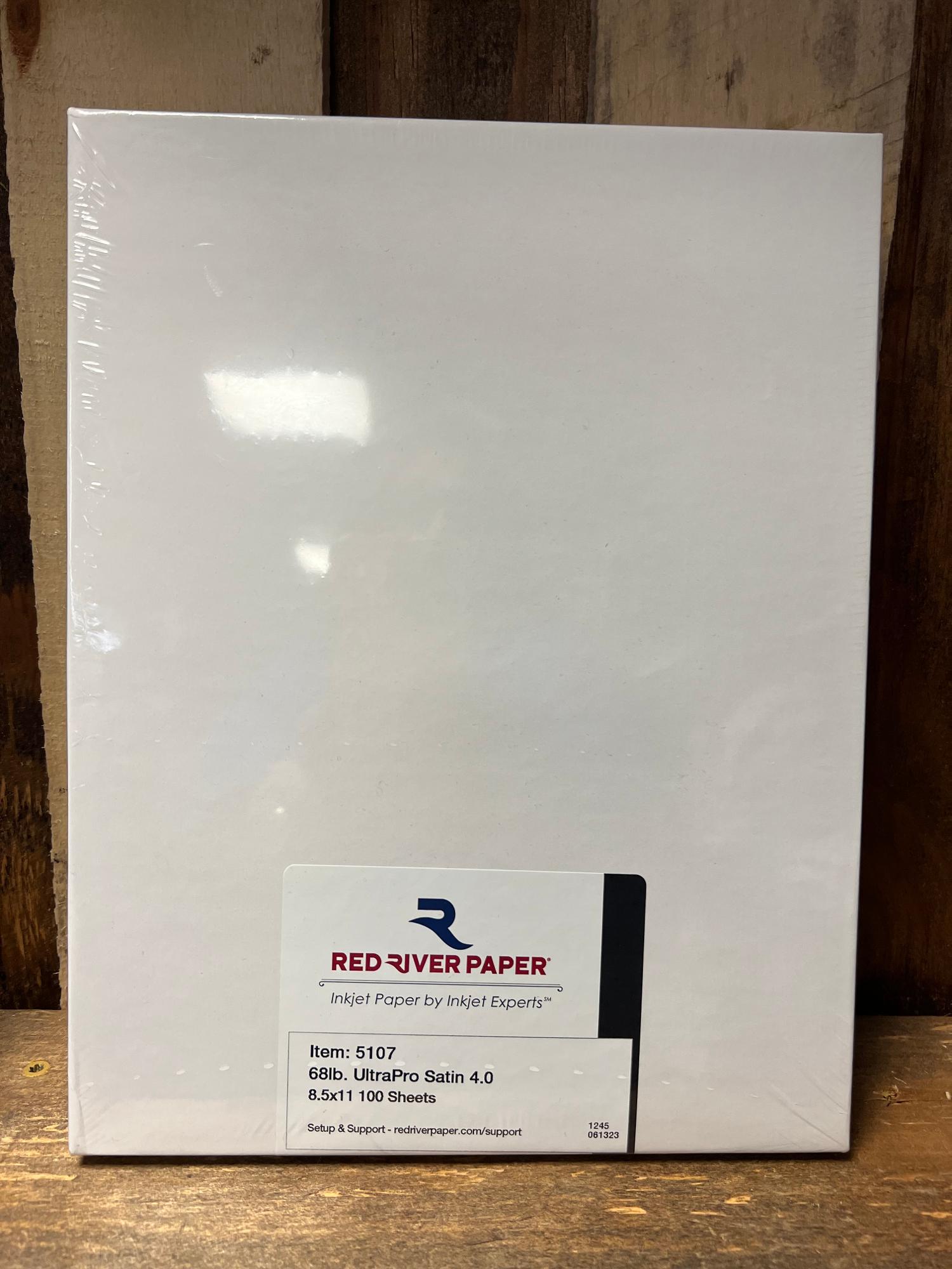 image of: 68lb. UltraPro Satin Paper - 8.5"x11" - 100 Sheet Box