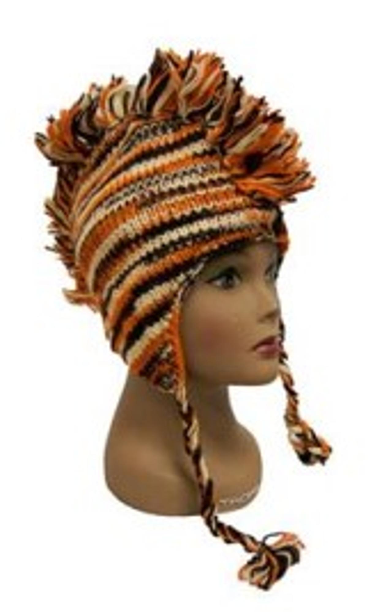 Product image 1 of 1 for Nepal Mohawk Winter Hats - Assorted Colors