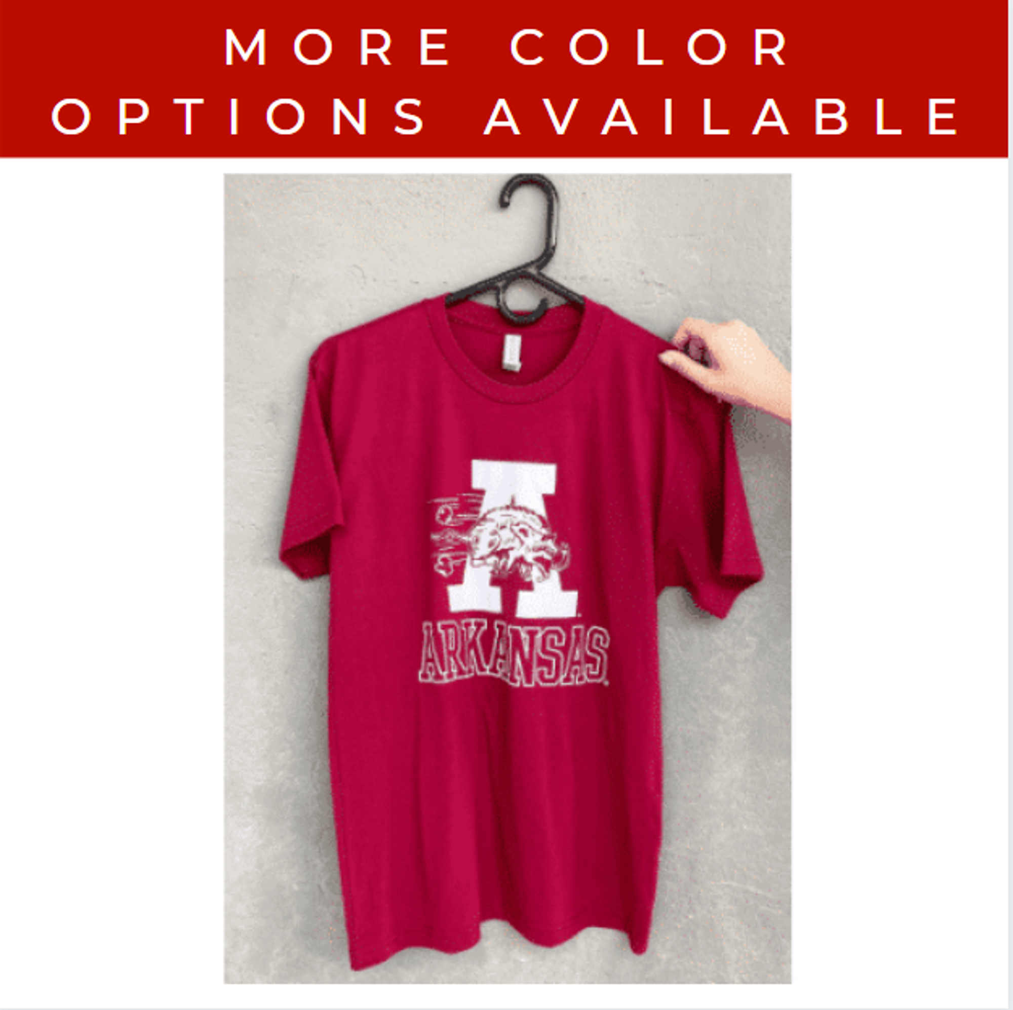 image of: Arkansas Razorbacks Vintage 1964 Hog Short Sleeve Tee