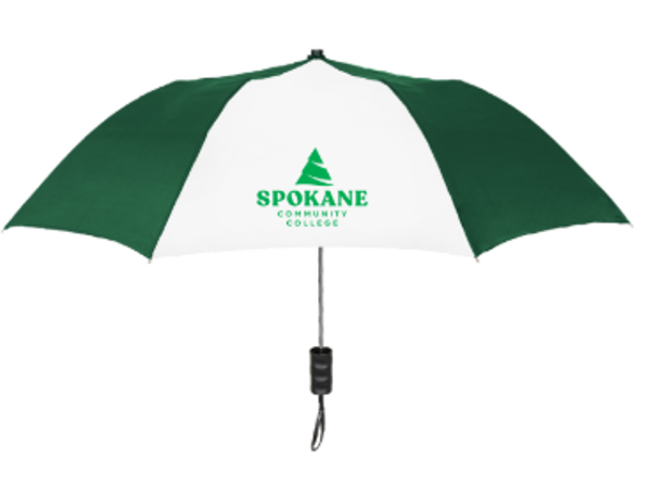 SCC SPECTRUM UMBRELLA GRN/WHT; $19.99