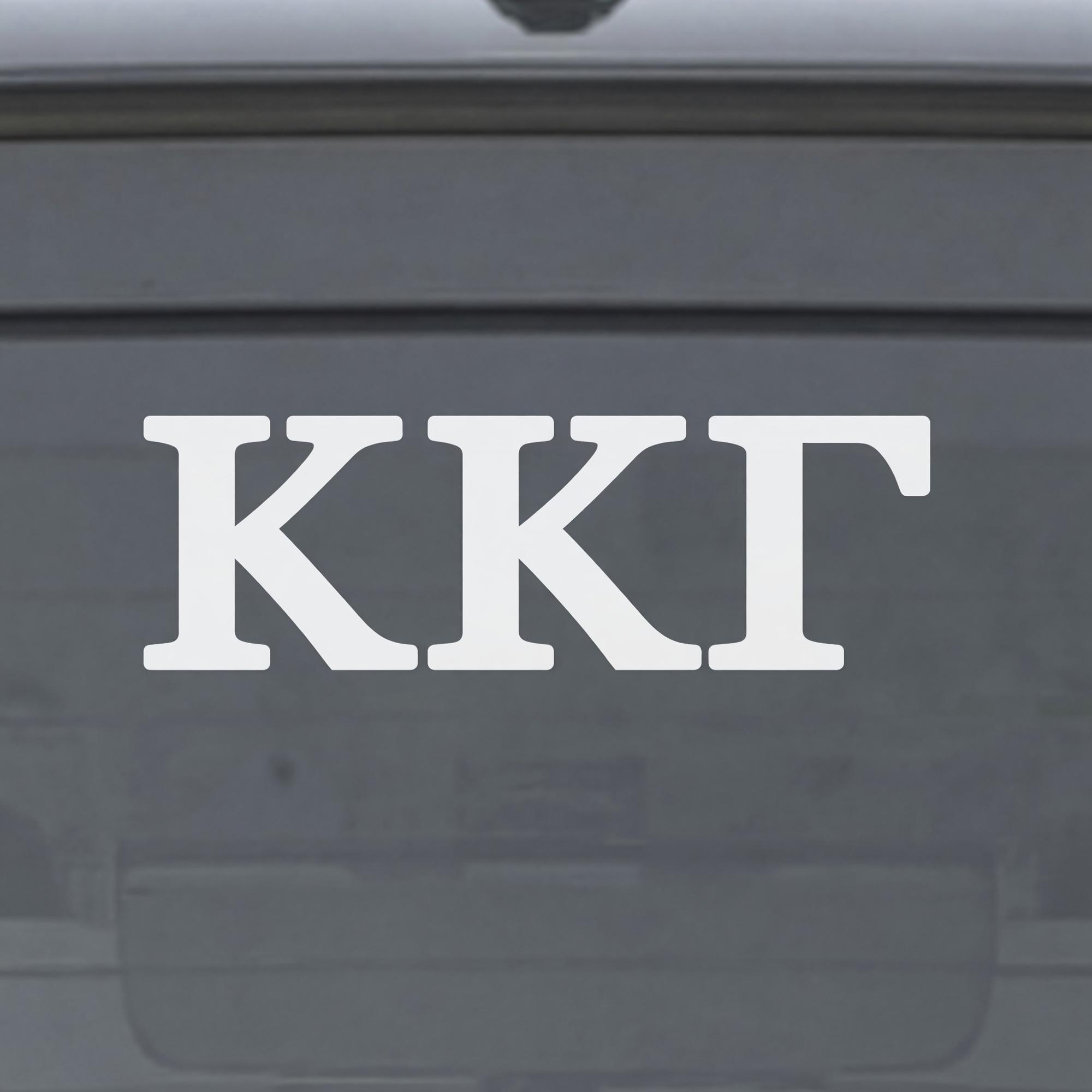Product image 3 of 4 for Sorority Greek Letter Decal Sticker